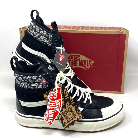 VANS SK-8 Hi MTE-2 Floral Black Boot Casual Leather Women Size Skate VN0A5HZZF2B - Picture 7 of 9